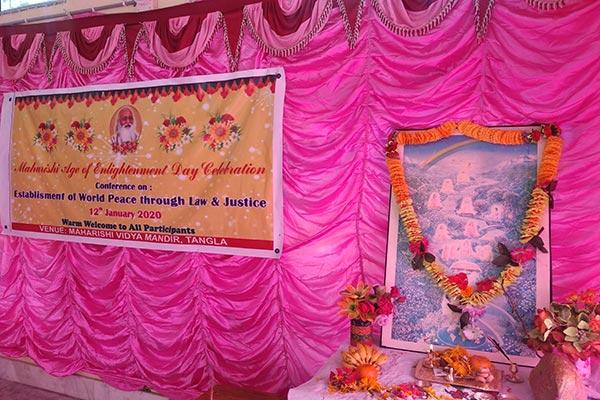 Maharishi Vidya Mandir Tangla has celebrated the auspicious occasion of 103rd Birthday of His Holiness Maharishi Mahesh Yogi Ji as Age of Englightenment Day on 12th January 2020.